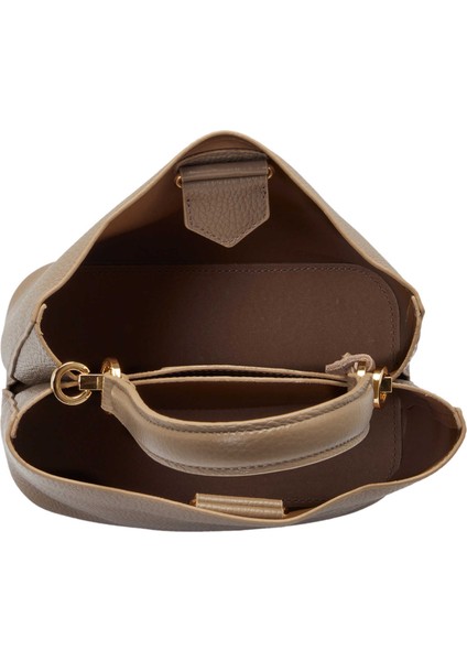 Bej Hakiki Deri Kadın Omuz Çantası - S25Y1BC80443-S95 fırsatları