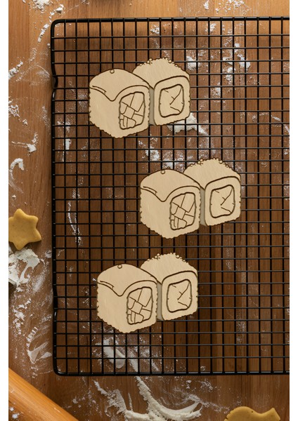 Sushi Kurabiye Kalıbı, Hamur Şekillendirici, Bisküvi Kalıbı, Kolay Kesim Ucu fiyatları