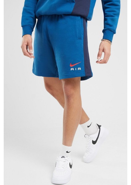 Sportswear Swoosh Air France Terry Men's Short Erkek Pamuklu Şort Mavi