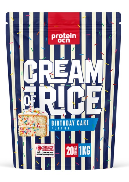 Cream Of Rice | Pirinç Kreması - Birthday Cake - 1kg - 20 Servis