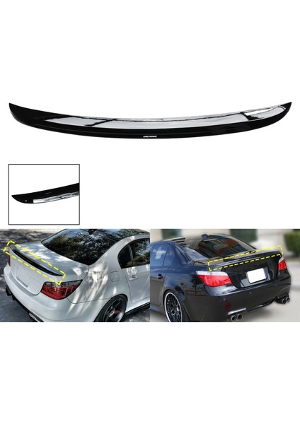 Bmw E60 2003.2010 5.seri Parlak Siyah ///m Spoyler