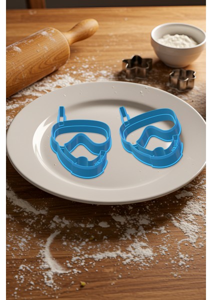 Şnorkel Kurabiye Kalıbı, Hamur Şekillendirici, Bisküvi Kalıbı, Kolay Kesim Ucu modelleri