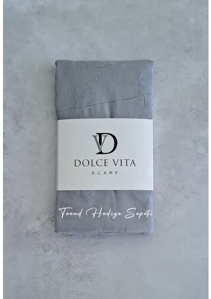 Bambu Kraş Şal Açık Gri