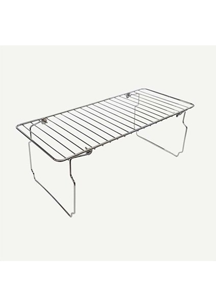 Ayaklı Metal Dolap Içi Tezgah Üstü Kavanoz Kupa Bardak Tel Rafı-Krom fırsatları