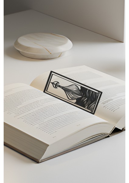 Viking Kitap Ayracı, Modern Tasarım, Hafif ve Şık 2’li, Siyah ve Beyazın Modern Uyumu modelleri