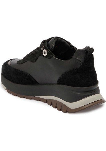 Siyah Deri Kadın Sneaker - K24S1AY67537-A23 fiyatları