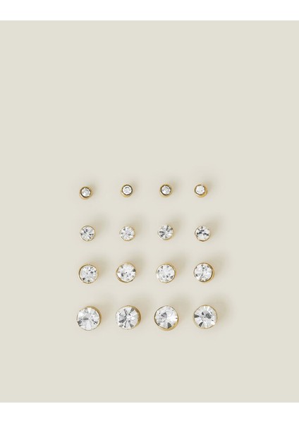 Tek Taş Küpe Set x 8 modelleri