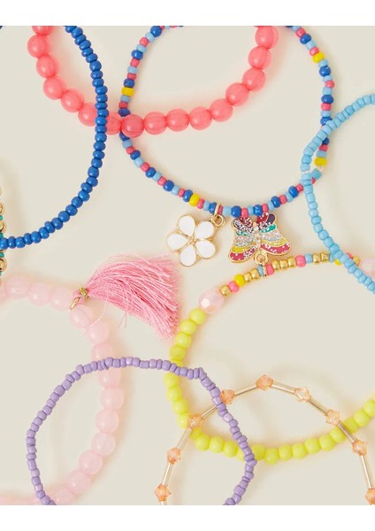 Çiçekli Bileklik Set x 8 Kız Çocuk fiyatları