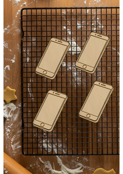 Telefon Kurabiye Kalıbı, Hamur Şekillendirici, Bisküvi Kalıbı, Kolay Kesim Ucu fiyatları