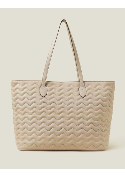 Wıggle Stıtch Tote Cream