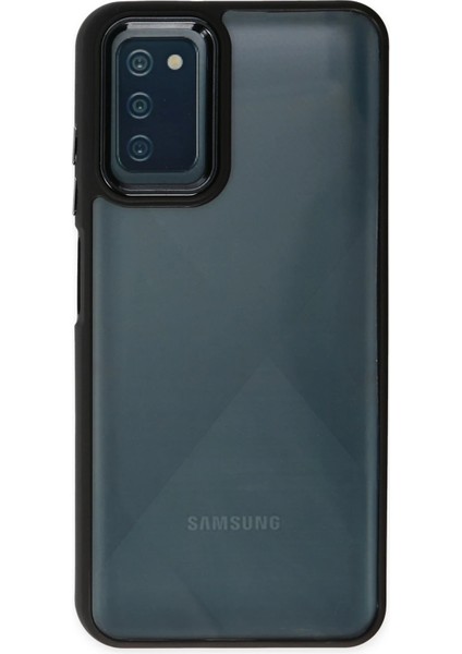 Samsung Galaxy M13 Elegant Clear Case (Şeffaf Kılıf) - Stylish Protective Cover - Siyah fiyatları