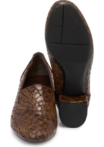 Vizon Hakiki Deri Kadın Topuklu Ayakkabı - K24S1AY67543-N2P fırsatları