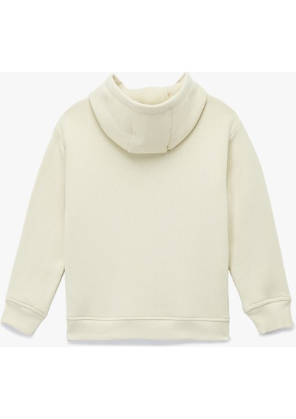 Şardonlu Dinozor Baskılı Uzun Kollu Kapşonlu Sweatshirt fiyatları