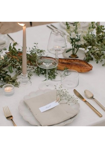 Bej Keten Masa Örtüsü - Doğal & Şık Masa Örtüsü Modeli fırsatları