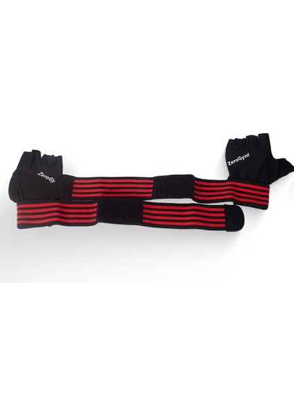 Fitness Egzersiz Eldiveni Siyah Kırmızı modelleri