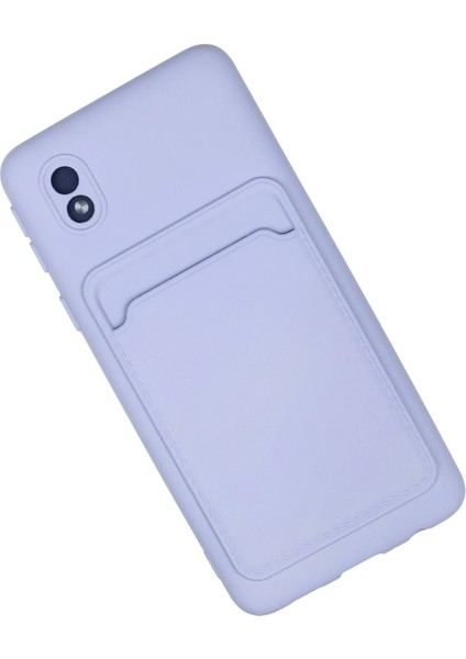 Samsung Galaxy A01 Core Kılıf Card Flex Kılıf (Kartlıklı) - Lila indirimleri