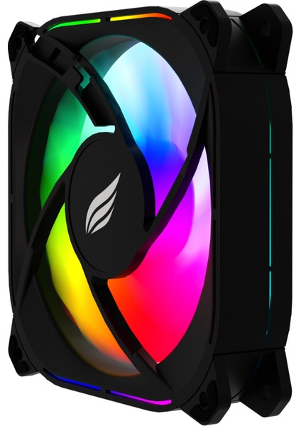 HF120 Slientforce 120MM Argb Üçlü Siyah Kasa Fanı modelleri