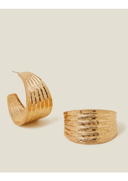 Large Kıvrımlı Küpe