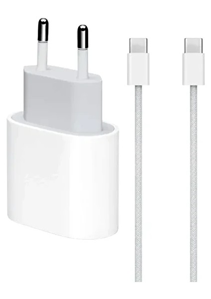 Teknofone 35W Type-C iPhone Hızlı Şarj Adaptör + Type-C Kablo – iPhone 15 & iPhone 16 Uyumlu