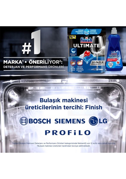 Ultimate 288 Kapsül Bulaşık Makinesi Deterjanı Tableti (6 x 48 Kapsül)