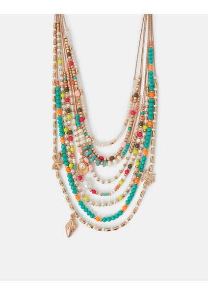 Çoklu Kolye Deniz Temalı Mavi fiyatları