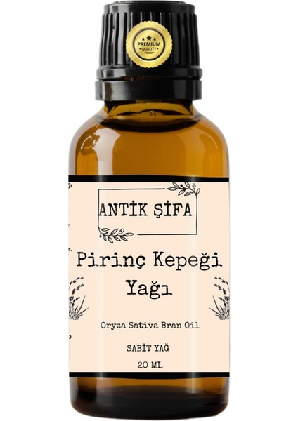 Pirinç Kepeği Yağı - 20 ml (%100 Soğuk Sıkım, Saf Pirinç Yağı) fiyatları