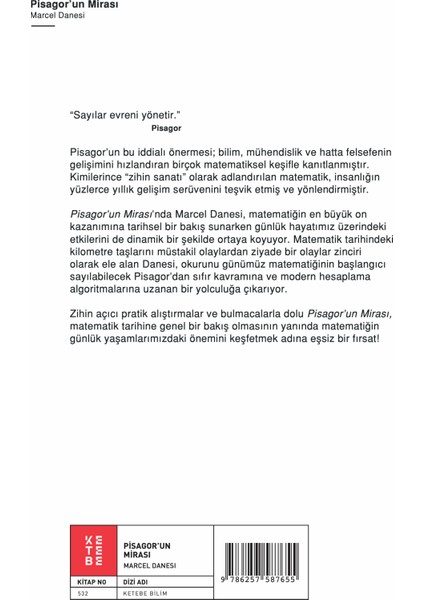 Pisagor’un Mirası - Marcel Danesi fiyatları