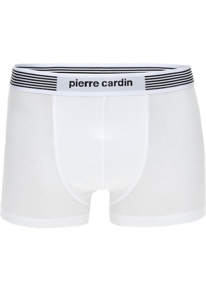 Erkek Beyaz Pamuk Modal Karışımlı Tekli Boxer 50315287-600