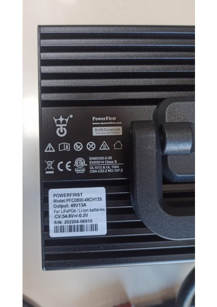 Powerfirst Pil Şarj Cihazı 48V 13A PFC0800-48CH13S fiyatları