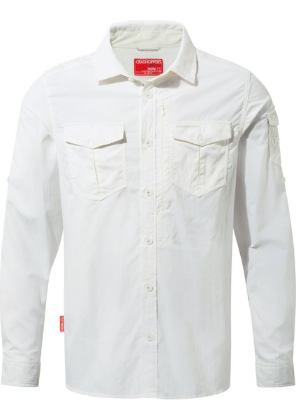 Nl Adv Ls Erkek Gömlek-Beyaz