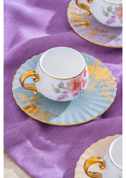 Dovy 6 Kişilik Kahve Fincan Takımı - 90 ml fırsatları