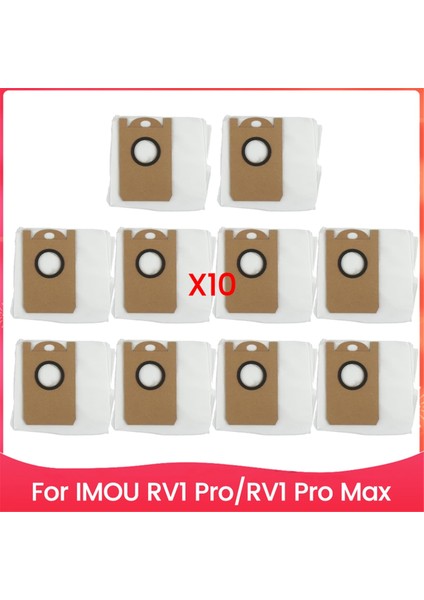 Imou Rv1 Pro/rv1 Pro Max Için Vakumlu Toz Torbası Yedek Parçaları Büyük Kapasiteli Toz Torbası Ev Temizlik Yedek Parçaları (Yurt Dışından)