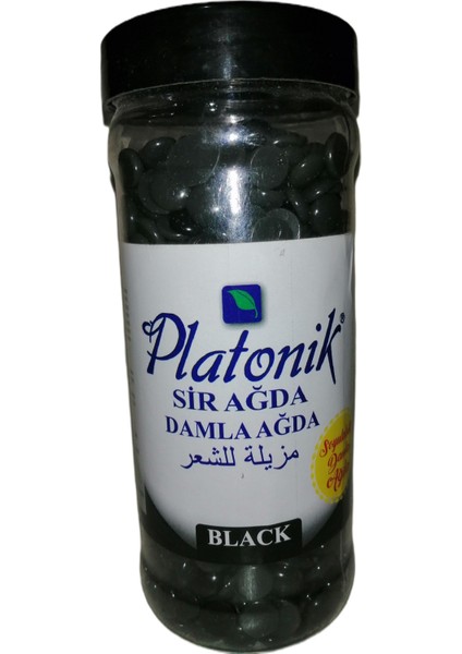 Platonik Boncuk Sır Ağda Soyulabilir Black (Siyah) 250GR 1 Adet