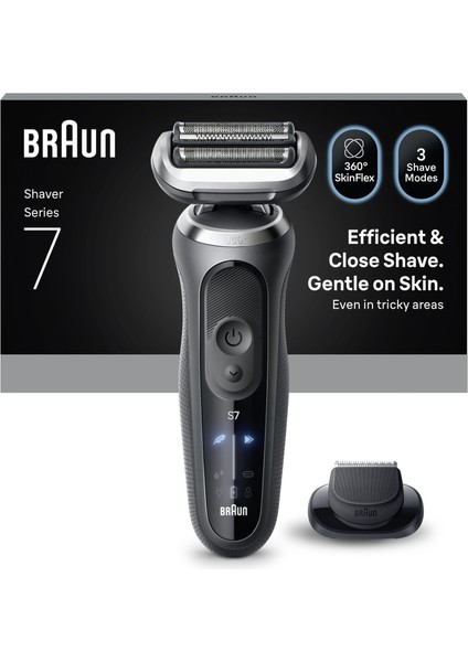 Series 7 Elektrikli Tıraş Makinesi, Islak ve Kuru, Hassas Düzeltici Başlık, 72-G1200S