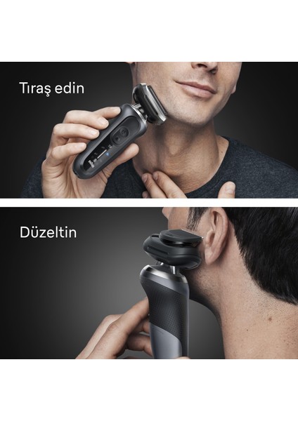 Series 7 Elektrikli Tıraş Makinesi, Islak ve Kuru, Hassas Düzeltici Başlık, 72-G1200S indirimleri