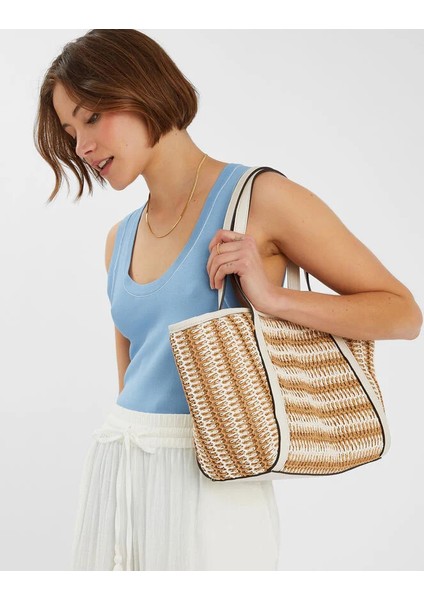 Mıxed Hasır Çanta