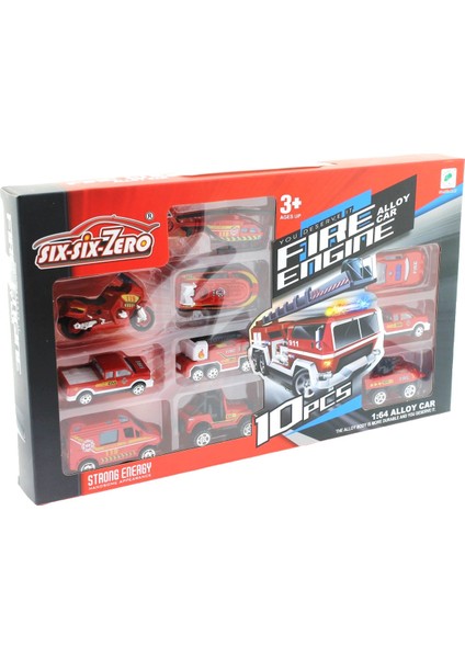 10'lu Die Cast Metal Itfaiye Araçları Seti fiyatları