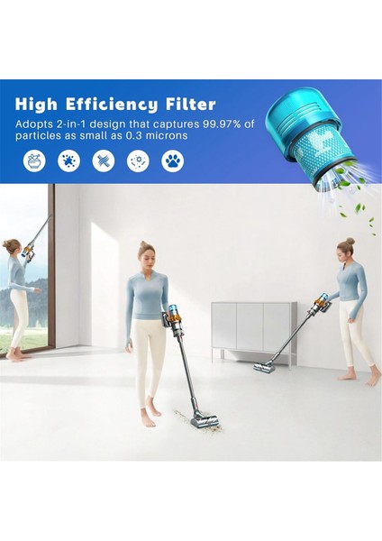 Dyson V15 V11 SV14 Için V15 Vakum Filtreleri, DYSON-V15 V11 Tork Tahrikli V11 Hayvan Parçası 970013-02 Için (Yurt Dışından) modelleri