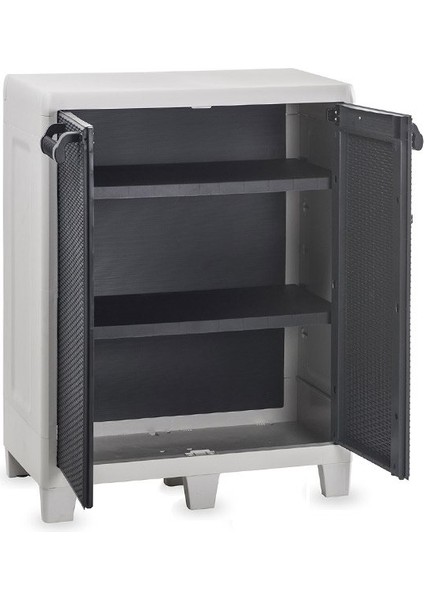 Cabinet Santorini Kısa Raflı Bahçe Dolabı Xl Gri fiyatları