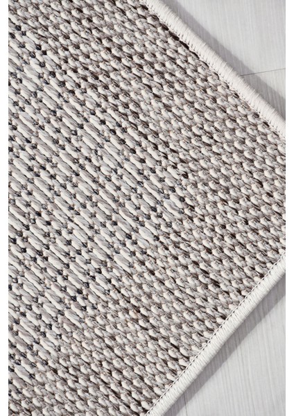 Sisaletta Jüt Görünümlü Sisal Dokuma Modern Kilim | Tozumaz, Robot Süpürge Uyumlu