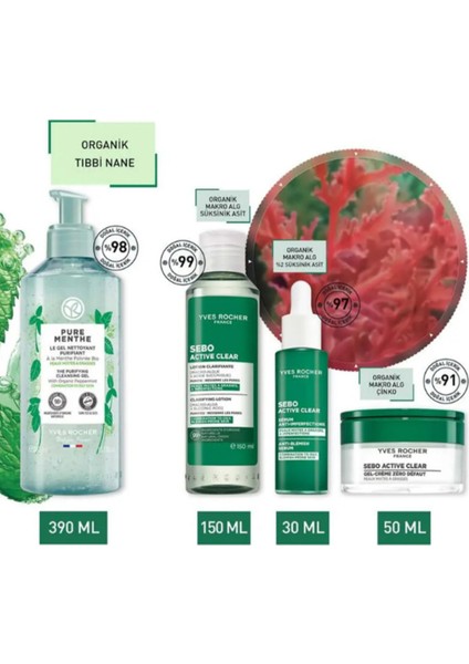 Yağ Dengesini Koruyarak Gözenek Sıkılaştıran Derinlemesine Temizleyen Bakım Seti 390+30+150+50ML fiyatları