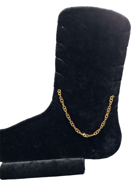 Gold Zincir Model Kadın Paslanmaz Çelik Halhal