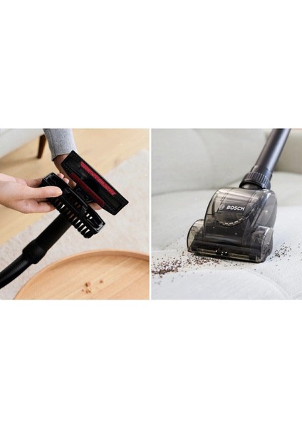 Serie 8 Akıllı Filitreli Turbo Başlık Güçlü Motor, Toz Torbasız Süpürge +Bosch Mutfak Robotu Multitalent 3 800 W