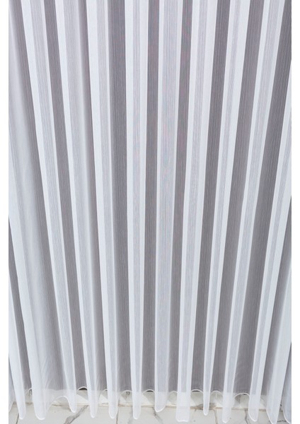 Ağır Gramalı Lüks ve Estetik Dokunuş Bambu Model 1/2 Seyrek Pileli Tül Perde modelleri