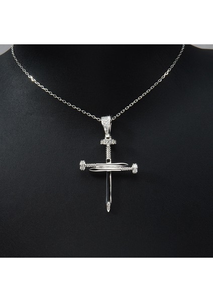 505 Zirkon Gümüş Kolye