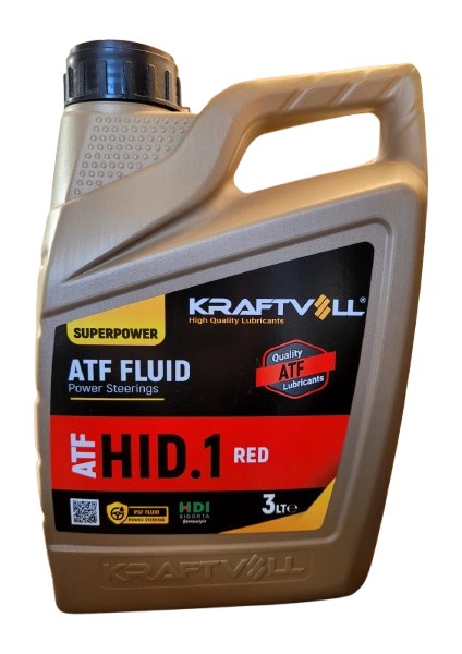 Kraftvool Hidrolik Direksiyon Yağı Kırmızı 3 Litre