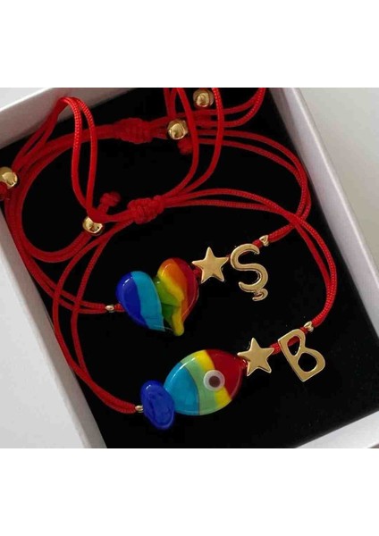 Murano Ip Balık Bileklik 1 Adet