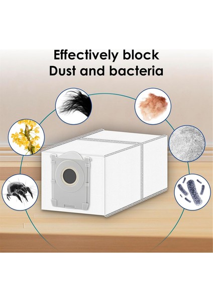 Ecovacs Deebot X8 Pro Omnı/ T50 Max Pro Omni/ T50 Pro Omni Robot Süpürge Için Yedek Toz Torbaları (Yurt Dışından) fiyatları