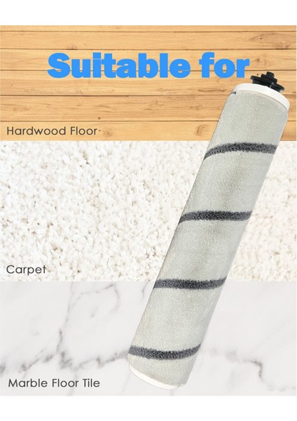 Dreame P10 / Solo 10 / Power 11 Serisi Vakum Eklentisi Için Yumuşak Kadife Rulo Fırça Yedeği Sert Ahşap Zemin Fırçası (Yurt Dışından) fırsatları