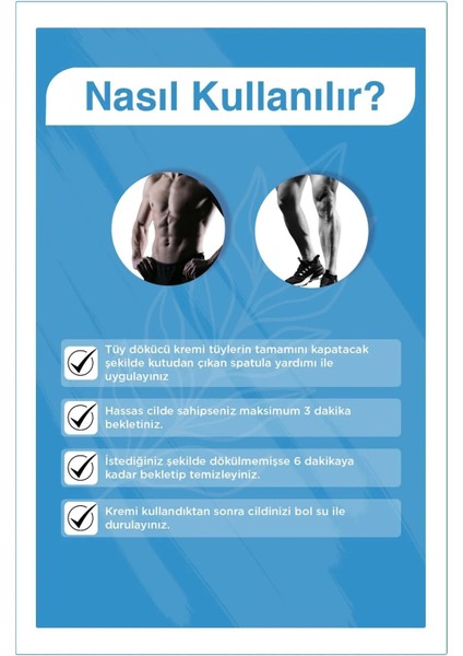 Bitkisel Tüy Dökücü Krem Erkeklere Özel 100 ml x 3 Adet fiyatları